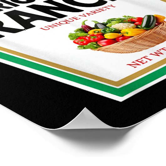 Ranch Sauce Green Salad Dressing Condiment Diy Hal Poster (Ecke)