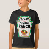 Ranch Sauce Green Salad Dressing Condiment Diy Hal T-Shirt (Vorderseite)