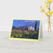 "Ranch Spring" Karte (Gelbe Blume)