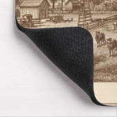 Ranch, Stall, Tulare Co., Cal Mousepad (Ecke)