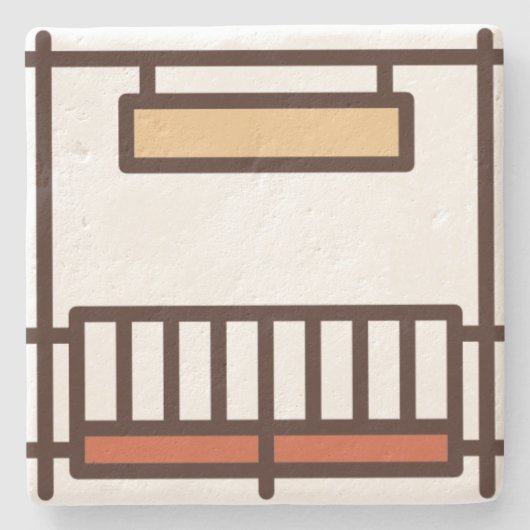 Ranch Steinuntersetzer (Vorderseite)