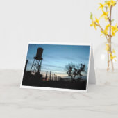 ‚Ranch sunset‘ Karte (Gelbe Blume)