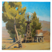 Ranch Windmill, Carson, Nevada, Maynard Dixon Fliese (Vorderseite)