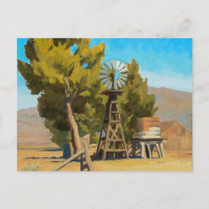 Ranch Windmill, Carson, Nevada, Maynard Dixon Postkarte