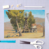 Ranch Windmill, Carson, Nevada, Maynard Dixon Seidenpapier (Handwerk)