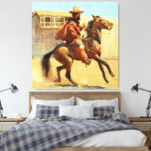 Ranchero aus dem alten Kalifornien von Maynard Dix Leinwanddruck (Insitu (Schlafzimmer))