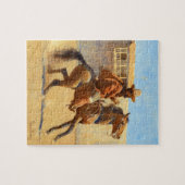 Ranchero aus dem alten Kalifornien von Maynard Dix Puzzle (Horizontal)