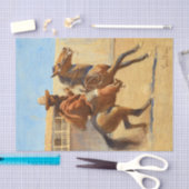 Ranchero aus dem alten Kalifornien von Maynard Dix Seidenpapier (Handwerk)