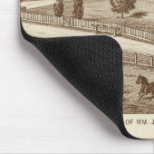 Ranches, Hanford, Cal Mousepad (Ecke)