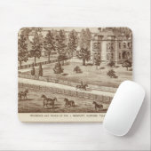 Ranches, Hanford, Cal Mousepad (Mit Mouse)