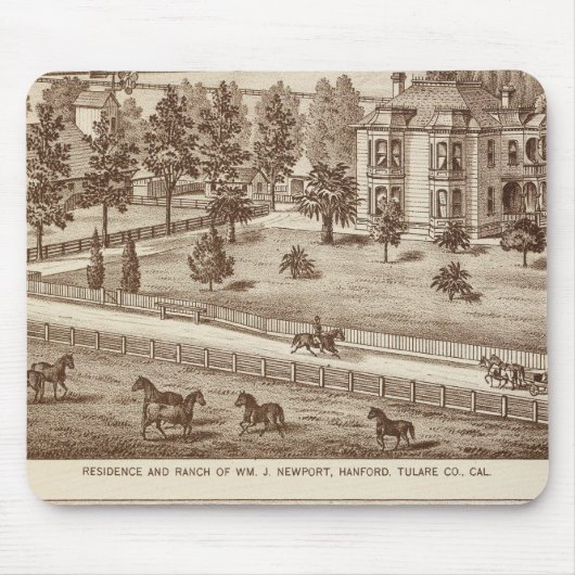 Ranches, Hanford, Cal Mousepad (Vorne)