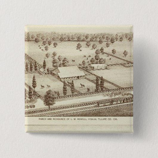 Ranches, Visalia, Cal Button (Vorderseite)