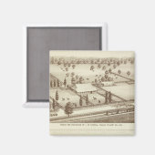 Ranches, Visalia, Cal Magnet (Vorderseite/Rückseite)