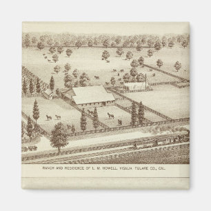 Ranches, Visalia, Cal Magnet