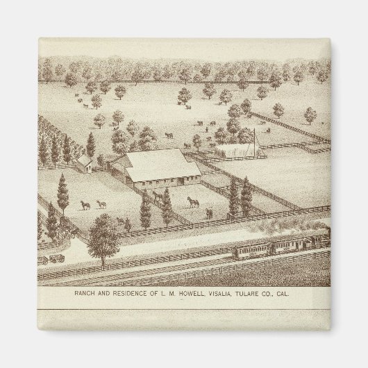 Ranches, Visalia, Cal Magnet (Vorne)