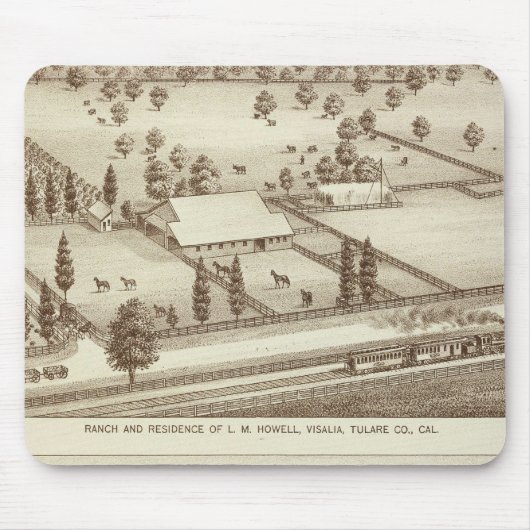 Ranches, Visalia, Cal Mousepad (Vorne)