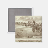 Ranches, Visalia, Tulare, Cal Magnet (Vorderseite/Rückseite)