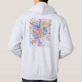 Ranchi Jharkhand City Map Hoodie (Rückseite)