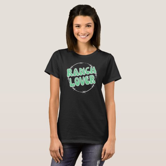 Ranchin's Farm Support Local Cattle Cows Schweine  T-Shirt (Vorne ganz)