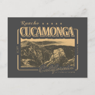 RANCHO CUCAMONGA CALIFORNIA - CUCAMONGA PEAK POSTKARTE