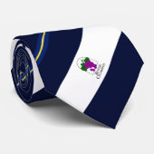 Rancho Cucinna (Kalifornien) Stadtflagge Neck Tie Krawatte (Gerollt)