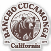 Rancho Cucwithin a California Aufkleber (Vorderseite)