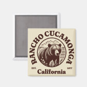 Rancho Cucwithin a California Magnet (Vorderseite/Rückseite)