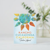 Rancho Cucwithin a California Postkarte (Stehend Vorderseite)
