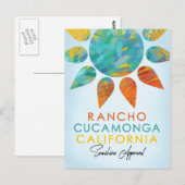 Rancho Cucwithin a California Postkarte (Vorne/Hinten)