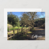 Rancho Fence View Postkarte (Vorne/Hinten)