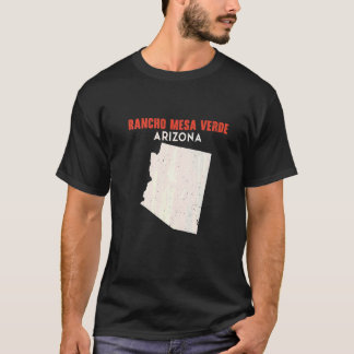 Rancho Mesa Verde Arizona USA Staat Amerika Reisen T-Shirt