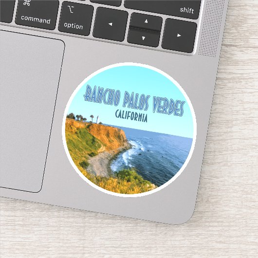 Rancho Palos Verdes California Point Vicente Aufkleber (Detail)