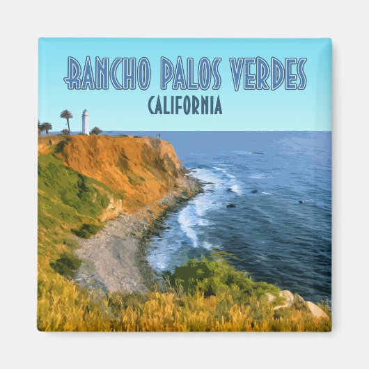 Rancho Palos Verdes California Point Vicente Magnet (Vorne)