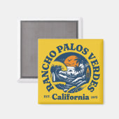 Rancho Palos Verdes, Kalifornien Magnet (Vorderseite/Rückseite)