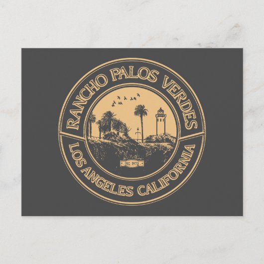 RANCHO PALOS VERDES - POINT VICENTE LIGHTHOUSE POSTKARTE (Vorderseite)