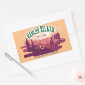 Rancho Relaxo Fall Logo Rechteckiger Aufkleber (Umschlag)