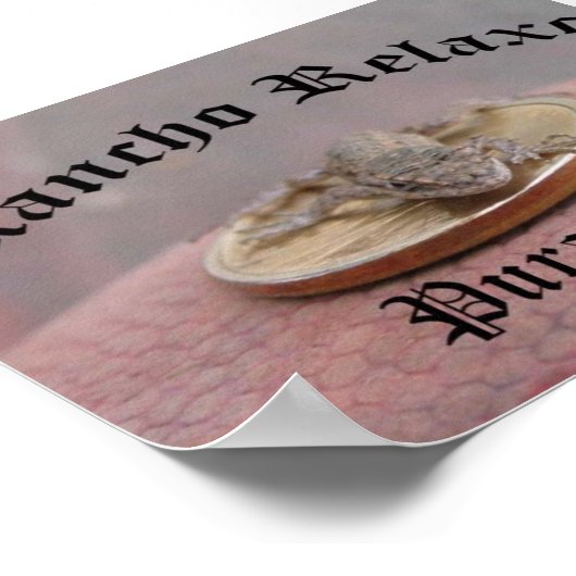Rancho Relaxo... Pura Vida Poster (Ecke)