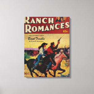 Ranchromances-Titelseite Leinwanddruck