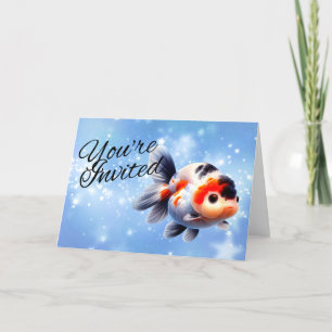 Ranchu Goldfisch Fantasie Goldfisch Aquarium Einla Ankündigung