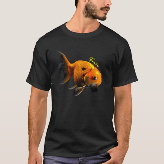 Ranchu Goldfish Extravagant Goldfish Lovers Züchte T-Shirt (Vorderseite)