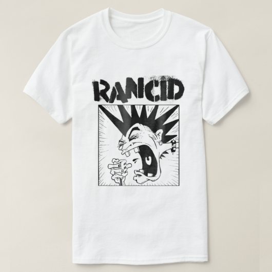 Rancid Offiziell Merchandise Microphon T-Shirt (Design vorne)