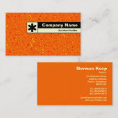 Rand beschriftet - Marmeladen-Meer Visitenkarte (Vorne/Hinten)