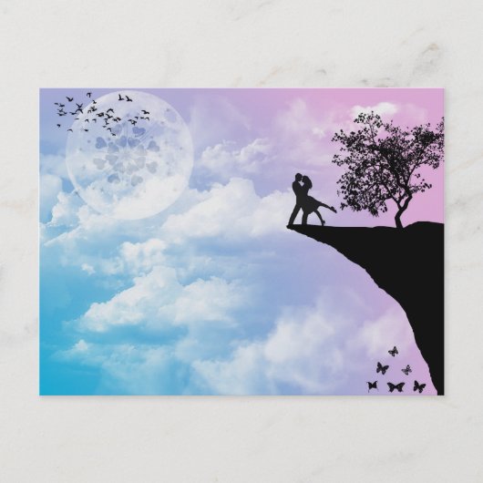 Rand der Postkarte der Liebe (Vorderseite)
