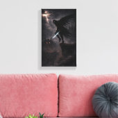 Rand des Urteils Leinwanddruck (Insitu (Wohnzimmer))