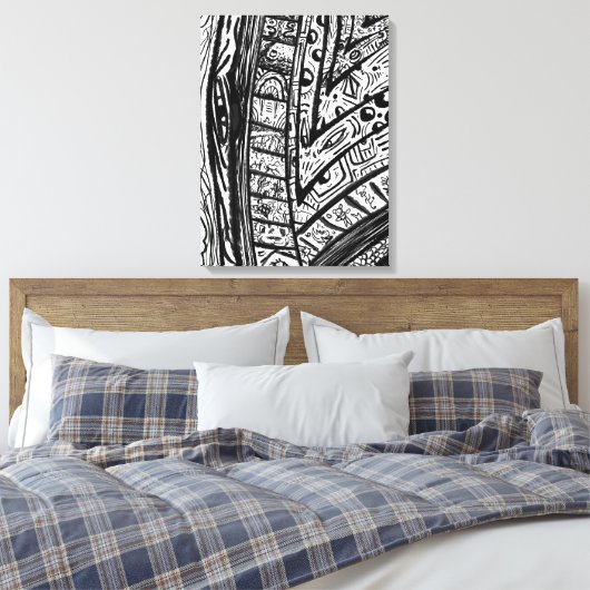 Rand eines Blades Leinwanddruck (Insitu (Schlafzimmer))