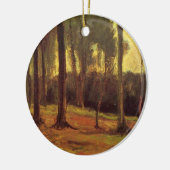 Rand eines Waldes von Vincent van Gogh Keramikornament (Links)