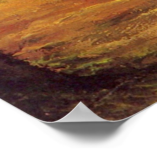 Rand eines Waldes von Vincent van Gogh Poster (Ecke)