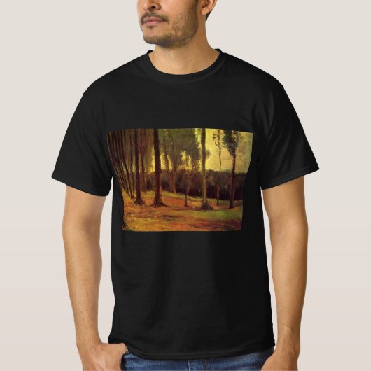 Rand eines Waldes von Vincent van Gogh T-Shirt (Vorderseite)