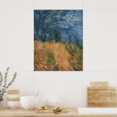 Rand eines Weizenfeldes mit Pflücken 1887, van Gog Poster (Küche)