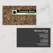 Rand gekennzeichnet - Roggenbrot Visitenkarte (Vorne/Hinten)